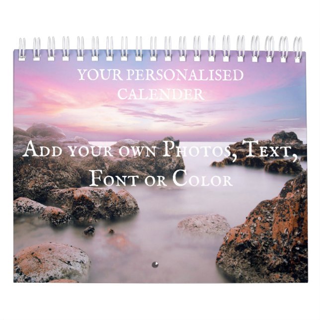 Calendrier Créez votre propre personnalisation (Protection)