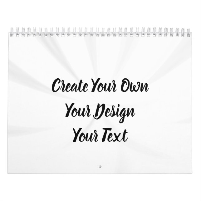 Calendrier Créez votre propre personnalisation (Protection)