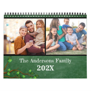 Calendrier Créez votre propre photo de famille moderne Mois V