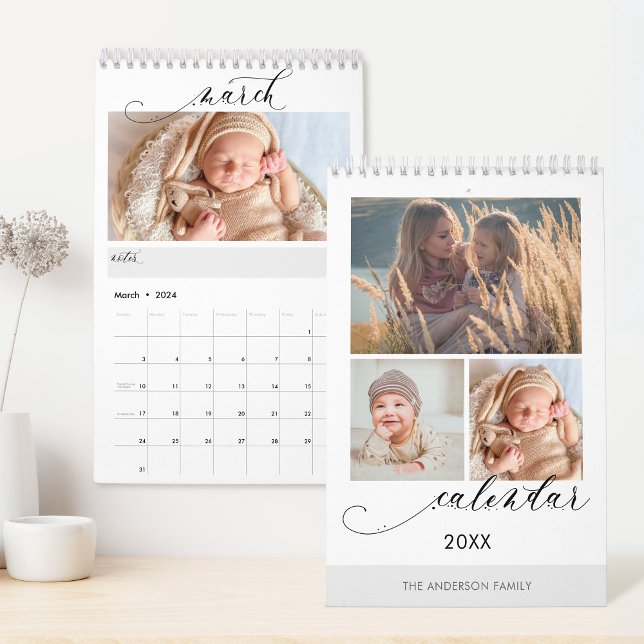 Calendrier Créez votre propre photo personnalisée de famille  (Créateur téléchargé)