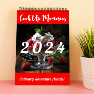 Calendrier créez votre propre recette personnelle 2024 photo