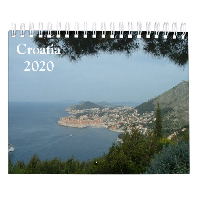 Calendrier Croatie 2020 (Protection)