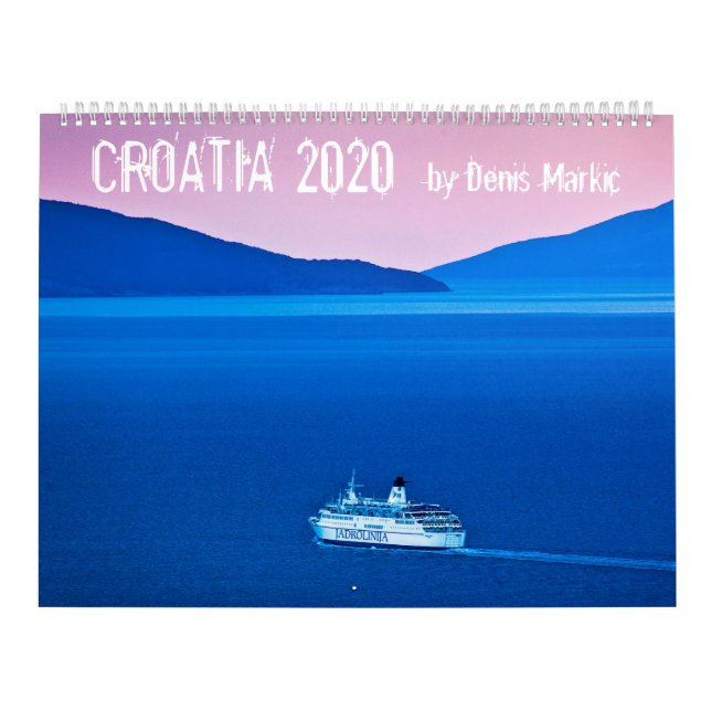 Calendrier Croatie 2020 par OKOmedia (Protection)