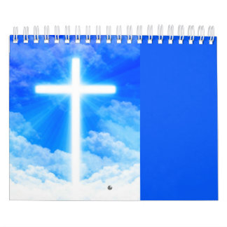 Calendrier Croix de chrétien personnalisable de Jésus-Christ