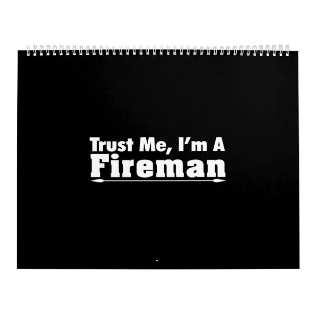 Calendrier croyez-moi que je suis pompier (Protection)