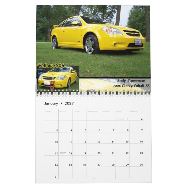 CALENDRIER CSS #2 (Jan 2027)