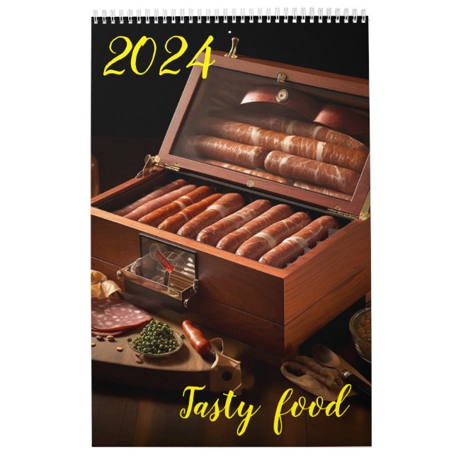 Calendrier Cuisine savoureuse. 2024 (Protection)
