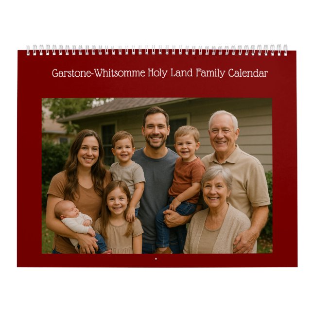 Calendrier Custom Christian Family Bible Sites               (Protection)