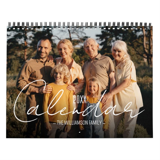 Calendrier Custom Family Photos (Protection)
