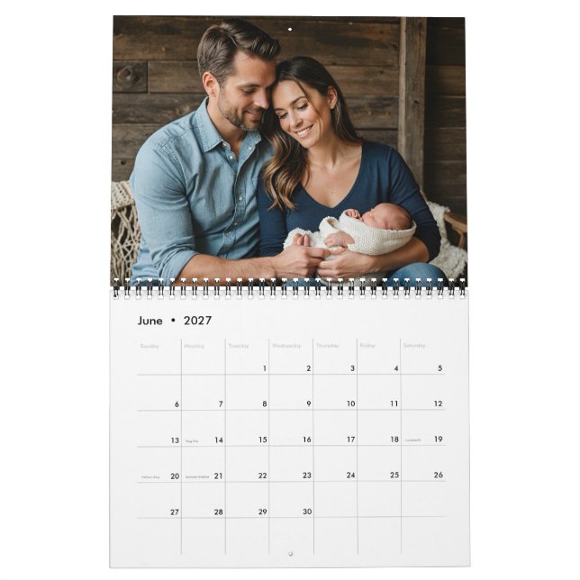 Calendrier Custom Photo Calendar – Full-Page Monthly Photos,  (Jun 2027)