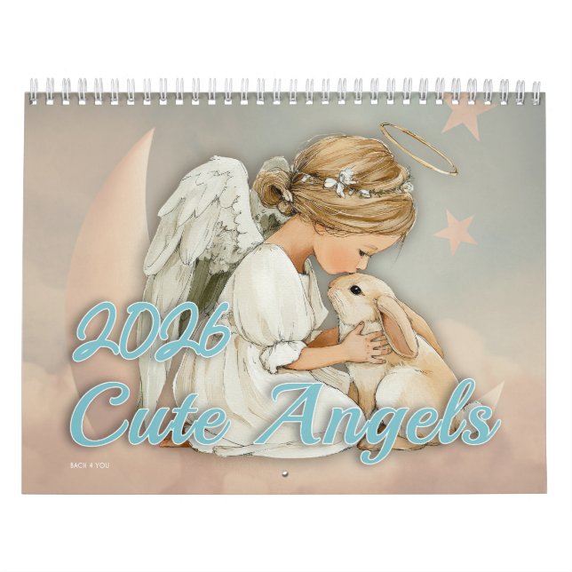 Calendrier Cute Angels 2026 (Protection)