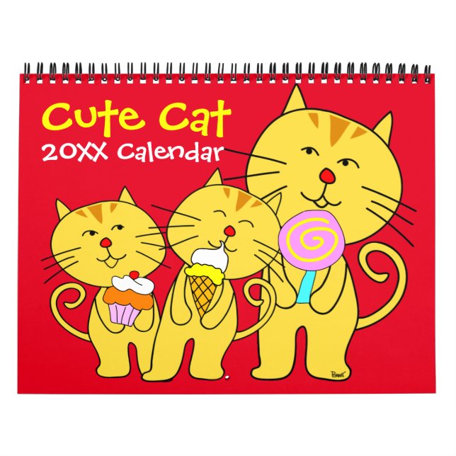 Calendrier Cute Cat (Protection)