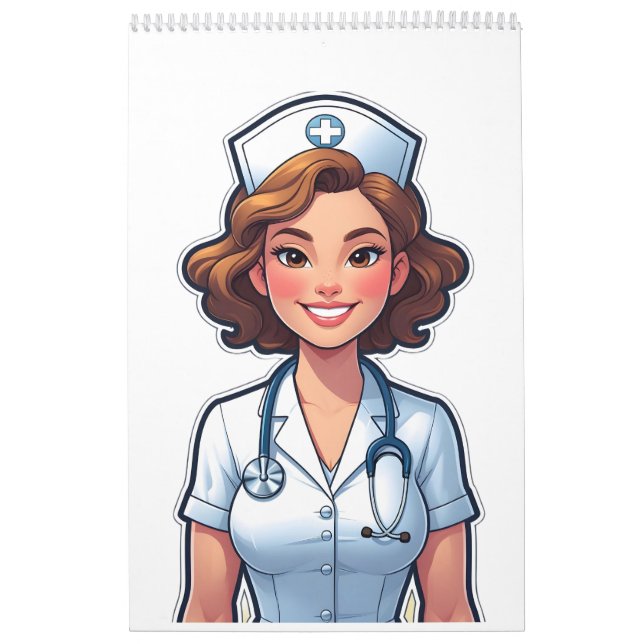 Calendrier Cute Nurse (Protection)