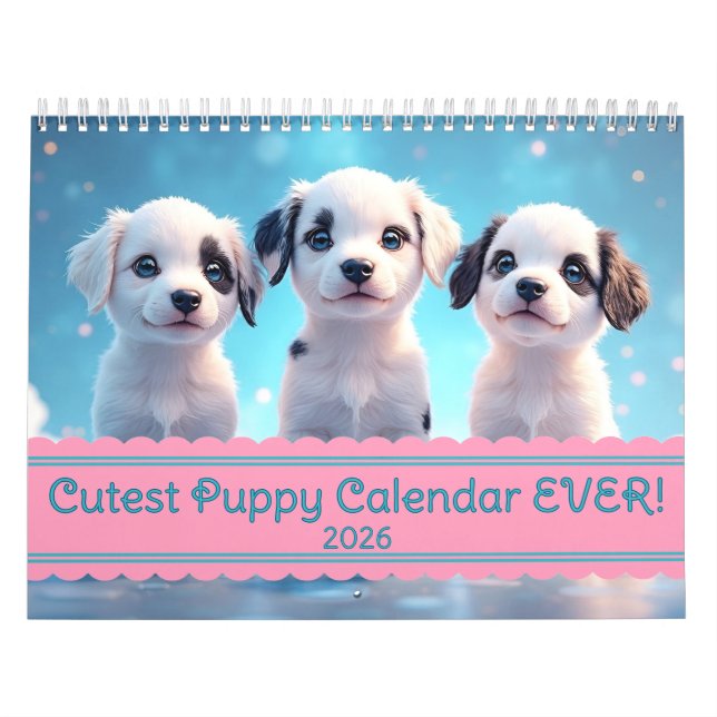 Calendrier Cutest Puppy Calendar EVER! (Protection)