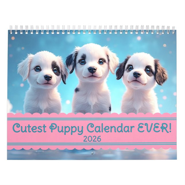 Calendrier Cutest Puppy Calendar EVER! (Protection)