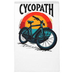 Calendrier Cycopath : Vélo énergétique avec le soleil couchan