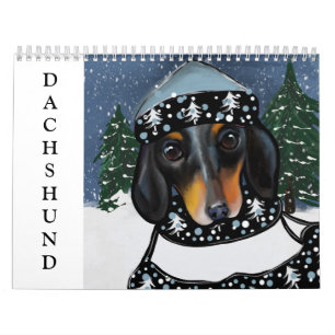 Calendrier Dachshund