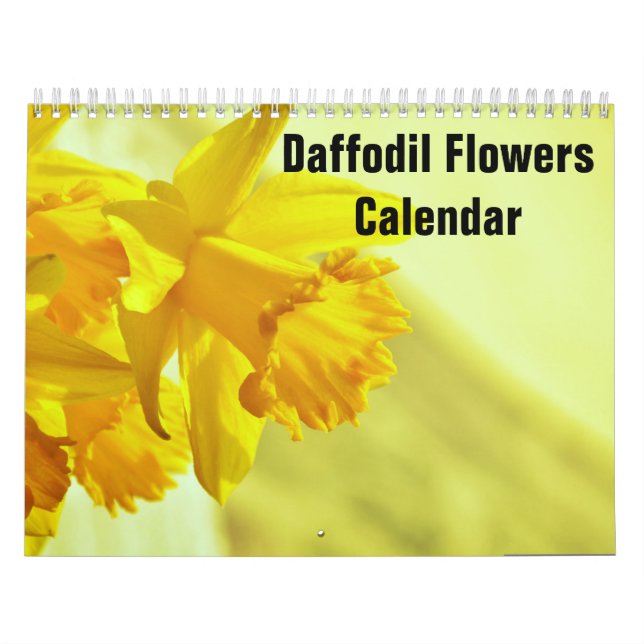 Calendrier Daffodil Flowers 2023 Calendar (Protection)