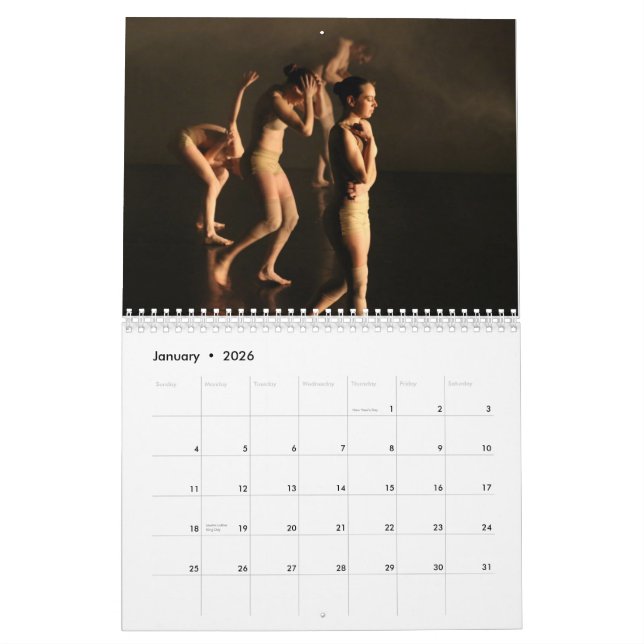 Calendrier d'Alchemy Dance Company (Jan 2026)