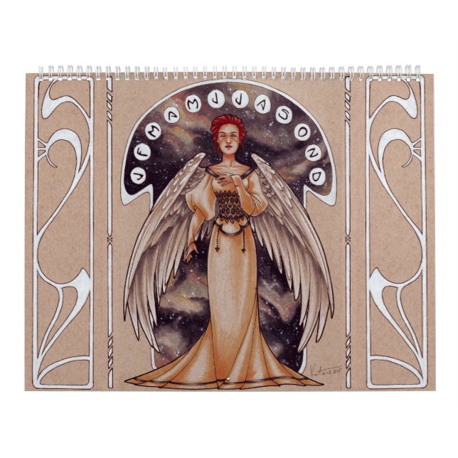 Calendrier Dames 2017 de Nouveau d'art (Protection)
