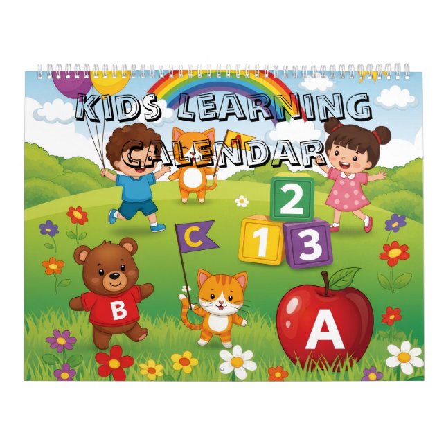 Calendrier d'apprentissage pour enfants – Éducatio (Protection)