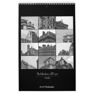 Calendrier d'architecture de Paris : En francais.