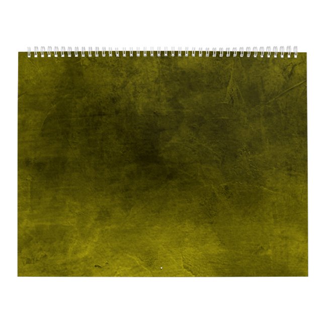 Calendrier Dark Grunge - Yellow (Protection)