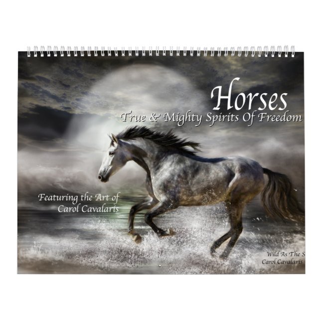 Calendrier d'art de chevaux (Protection)