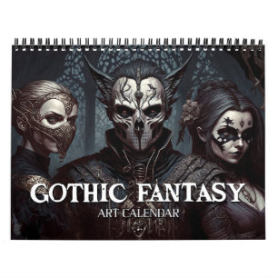 Calendrier d'art de fantasy gothique 2027