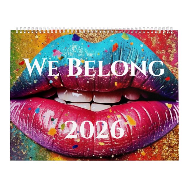 Calendrier d'art de la fierté LGBTQ+ 2026 Nous app (Protection)