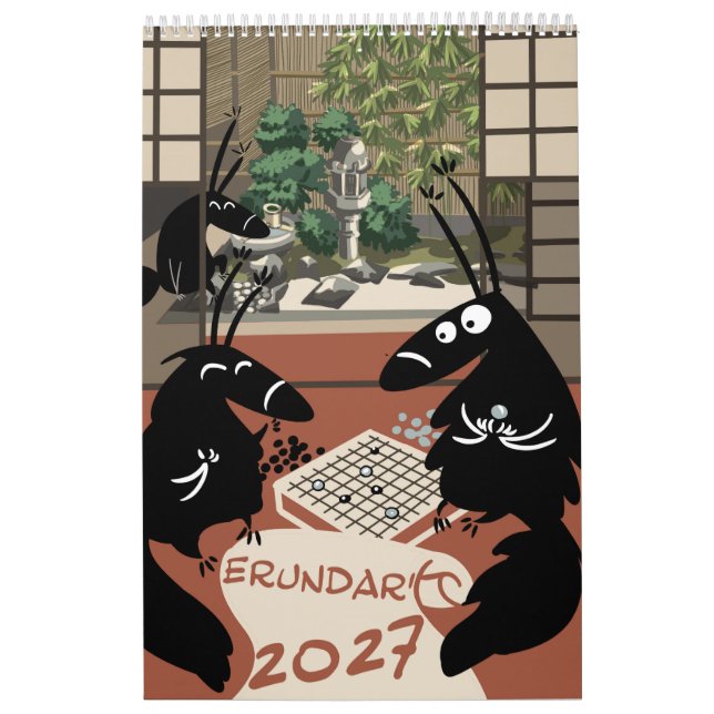 Calendrier d'art de Possums absurdes 2027 (Protection)