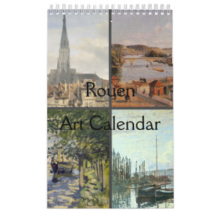 Calendrier d'art de Rouen (11" x 7")