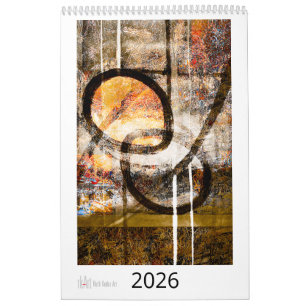 Calendrier d'art de Ruth Kedar 2026 en blanc