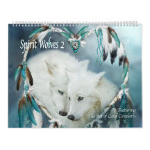 Calendrier d'art des loups 2 d'esprit
