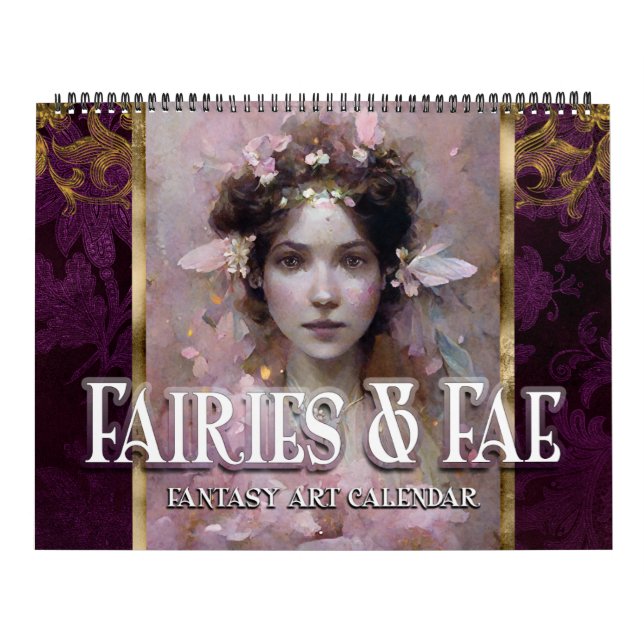 Calendrier d'art fantastique 1 Fées & Fae 2027 (Protection)