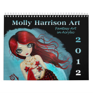 Calendrier d'art fantastique 2012 par Molly Harris
