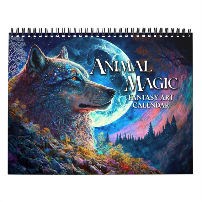 Calendrier d'art fantastique Animal Magic 2027 (Protection)