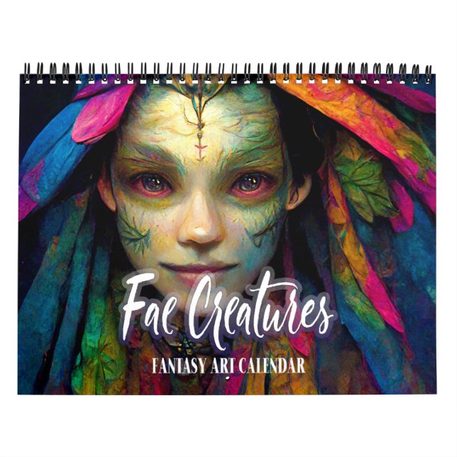 Calendrier d'art fantastique de créatures faes 202 (Protection)