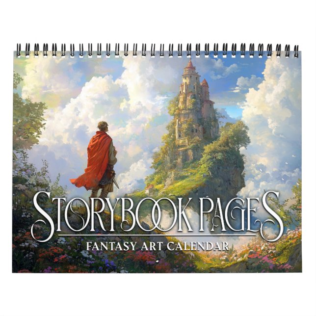 Calendrier d'art fantastique de pages de livre de  (Protection)