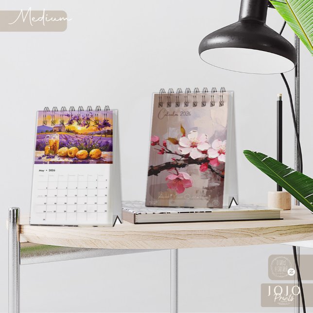 Calendrier d'art impasto coloré (Colorful Impasto Art Calendar_Medium
)