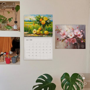 Calendrier d'art Impasto Vibrant 2026