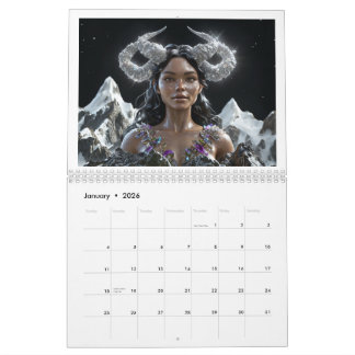 CALENDRIER D'ART ORIGINAL 2026