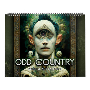 Calendrier d'art surréaliste 2027 Odd Country 1