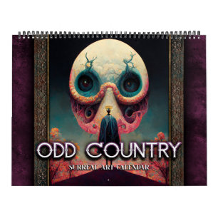 Calendrier d'art surréaliste 2027 Odd Country 2