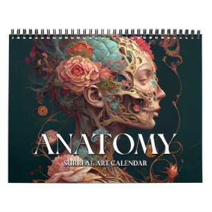 Calendrier d'art surréaliste d'anatomie 2027