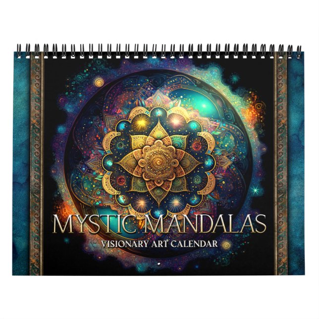 Calendrier d'art surréel des Mandalas 2026 (Protection)