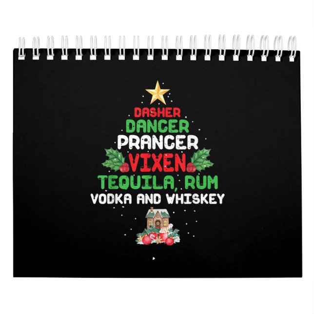 Calendrier Dasher Arbre Danseur Vixen Tequila Whiskey (Protection)