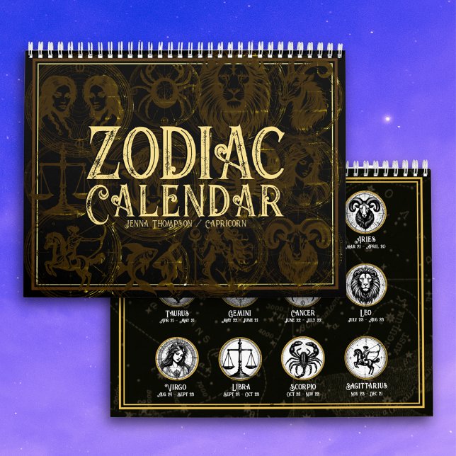 Calendrier d'astrologie du zodiaque (Créateur téléchargé)