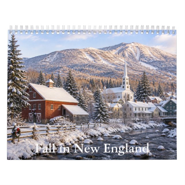 Calendrier d'automne en Nouvelle-Angleterre-USA (Protection)