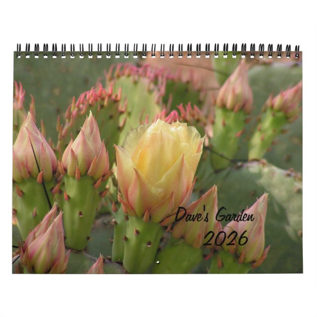 Calendrier Dave's Garden 2026 Calendar (Protection)